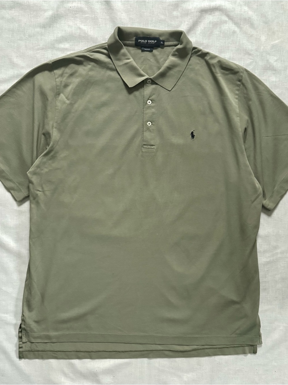 Ralph Lauren Polo Golf Olive Green Pima Cotton Men’s Polo Size XL